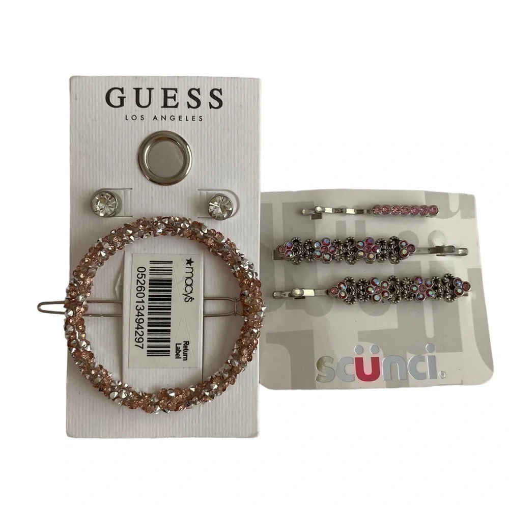 bundle of 2 hair pins & earrings